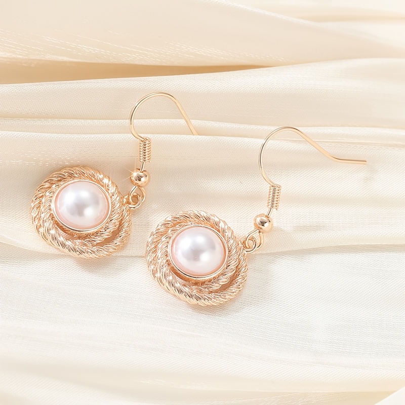 Women's Elegant Round Drop Dangle Earrings